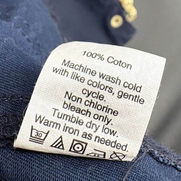 J.Crew Women's Resin Coated Hooded Twill Jacket XS Navy Outdoor Preppy Outerwear - Picture 5 of 8